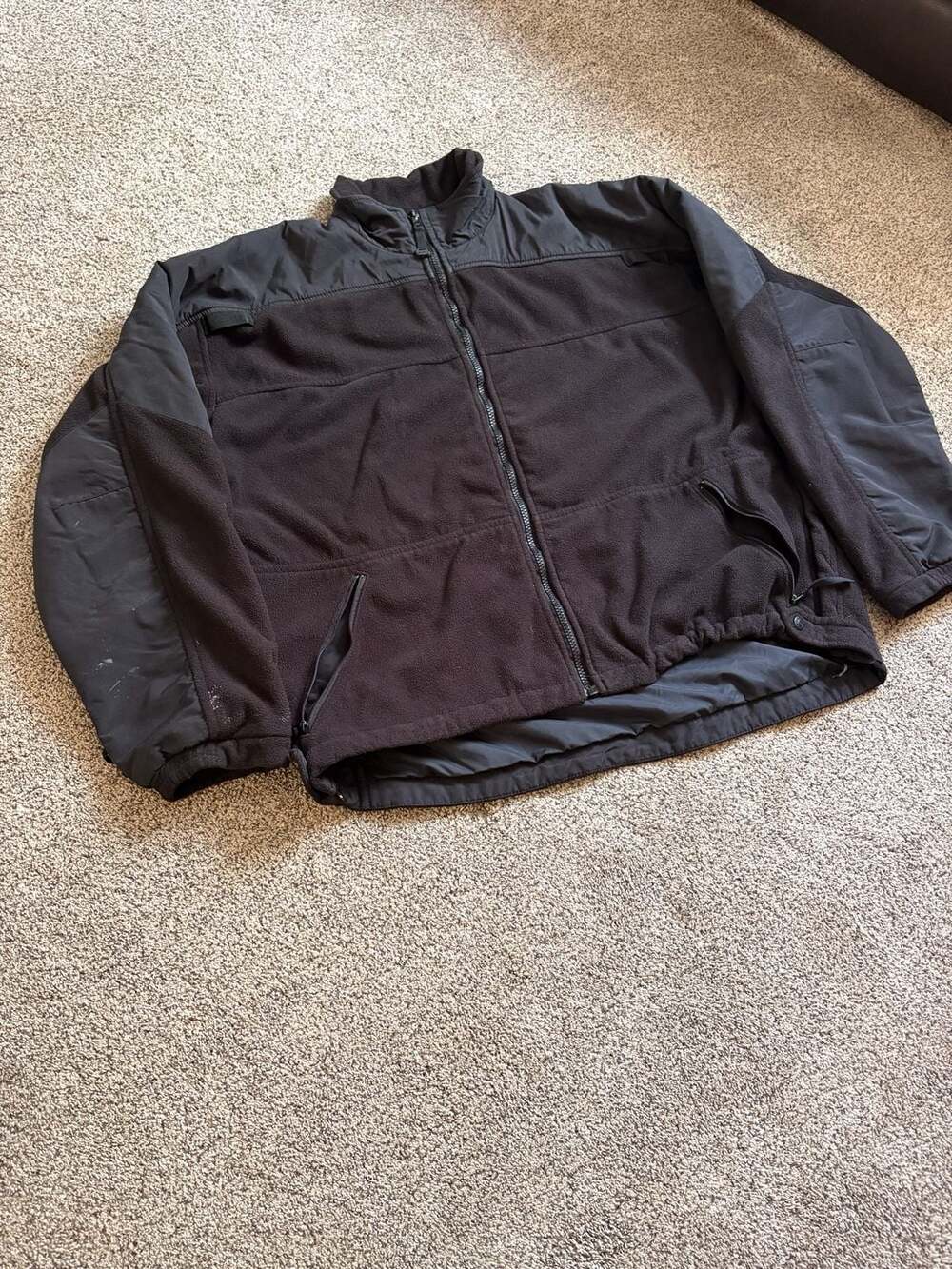 NEW 5.11 Tactical Jacket Mens L Black Fleece Full Zip Tactical Military Coat Top